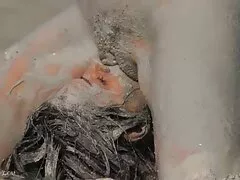 Nhật, với mặt nạ vào mắt cô ấy có coi phim sex của người nhật âm đạo